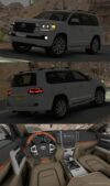 ETS2 Toyota Car Mod: Land Cruiser 200 2012 V1.3 1.46 (Image #3)