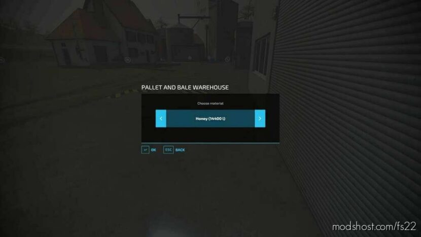 Pallet And Bale Warehouse V1.0.1 for Farming Simulator 22