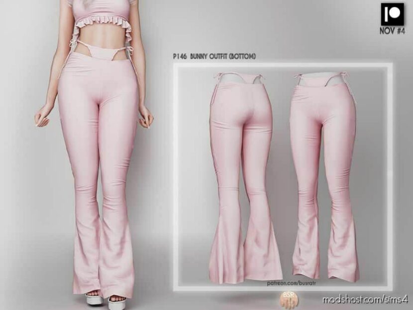 (Early Access) Bunny Outfit (Bottom) P146 for Sims 4