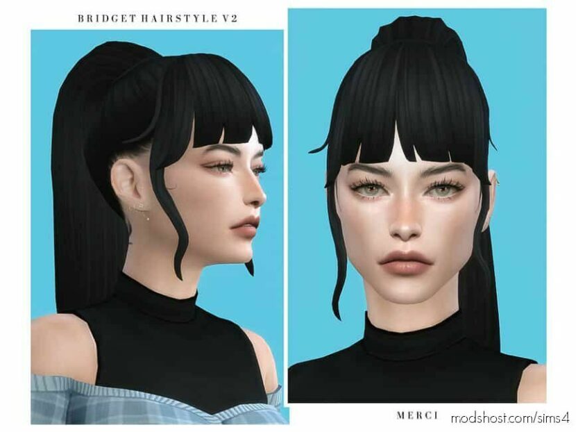 Bridget Hairstyle V2 for Sims 4