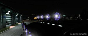 ETS2 Part Mod: Universal Spotlight Lamp 4X4 For ALL Trucks (Image #2)