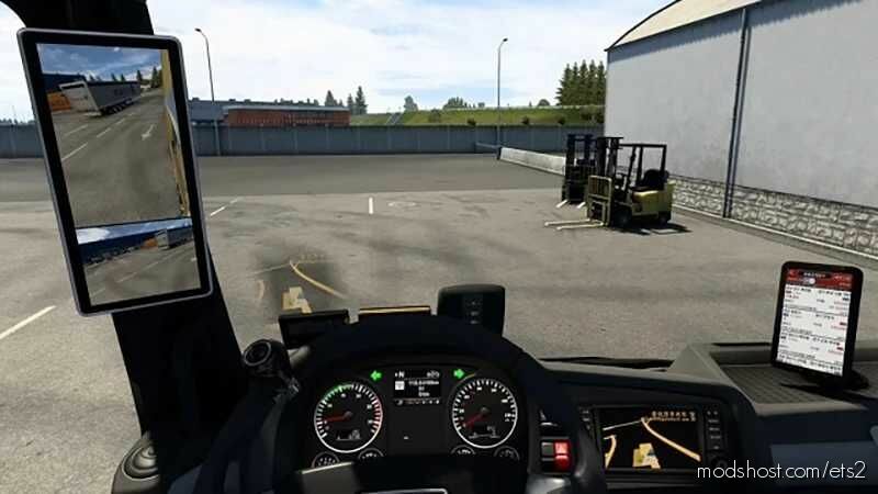 Mirror CAM ALL Trucks [1.46] for Euro Truck Simulator 2