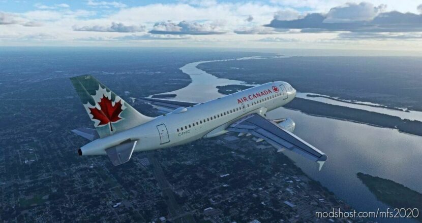 AIR Canada (ICE Blue) – Lvfr A319 for Microsoft Flight Simulator 2020