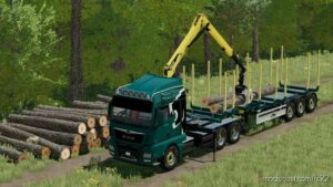 FS22 MAN Mod: TGX Forest Semi-Truck V2.0.0.1 (Image #3)