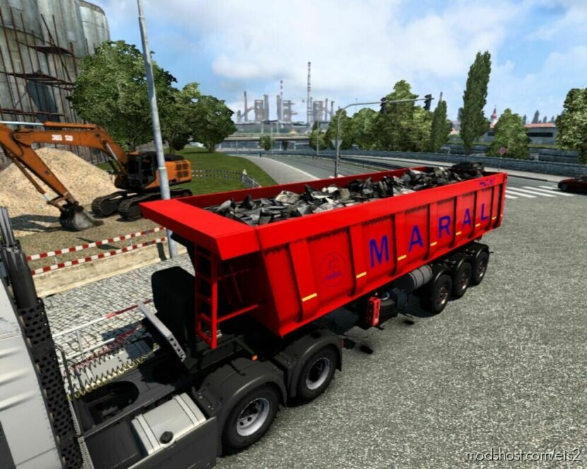 Trailer Dump Truck Maral [1.46] for Euro Truck Simulator 2