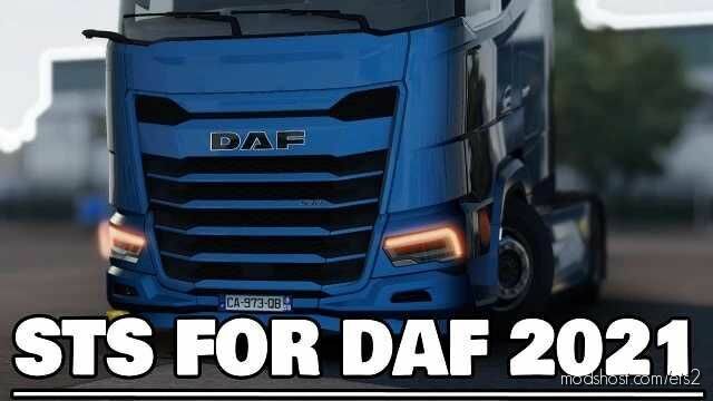 Sequential Turn Signal Mod DAF XG 2021 V1.2 for Euro Truck Simulator 2
