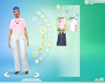 Sims 4 Female Clothes Mod: Queerlish Clothing Pack (Image #4)