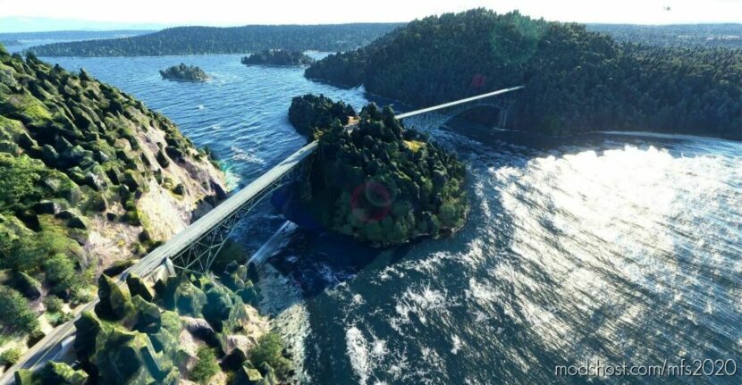Deception, Canoe Pass Bridges for Microsoft Flight Simulator 2020