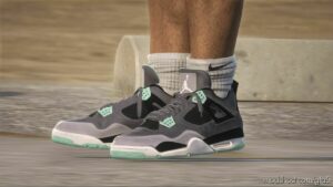 GTA 5 Player Mod: AIR Jordan 4 For MP Male (Image #4)