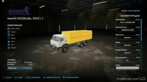 FS22 Kamaz Truck Mod: 65111N/53228 (Image #3)