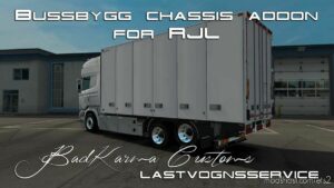 ETS2 Mod: Bussbygg chassis addon + Drawbar trailer v1.3.5 1.46 (Image #2)