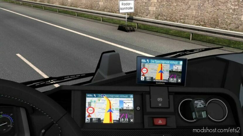 Navigator Garmin Drivesmart 50LMT [1.46] for Euro Truck Simulator 2