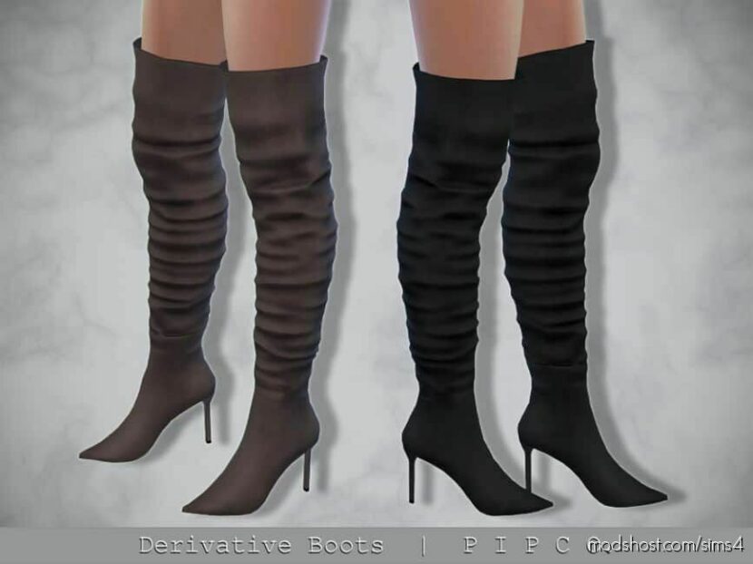 Derivative Boots for Sims 4