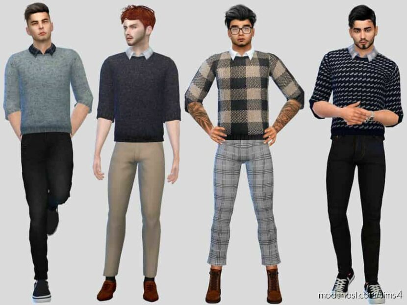 Casual Sweater for Sims 4
