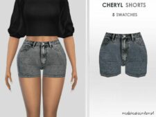 Cheryl Shorts for Sims 4