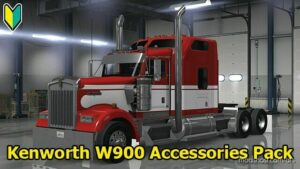 Kenworth W900 Accessories Pack v1.46 for American Truck Simulator