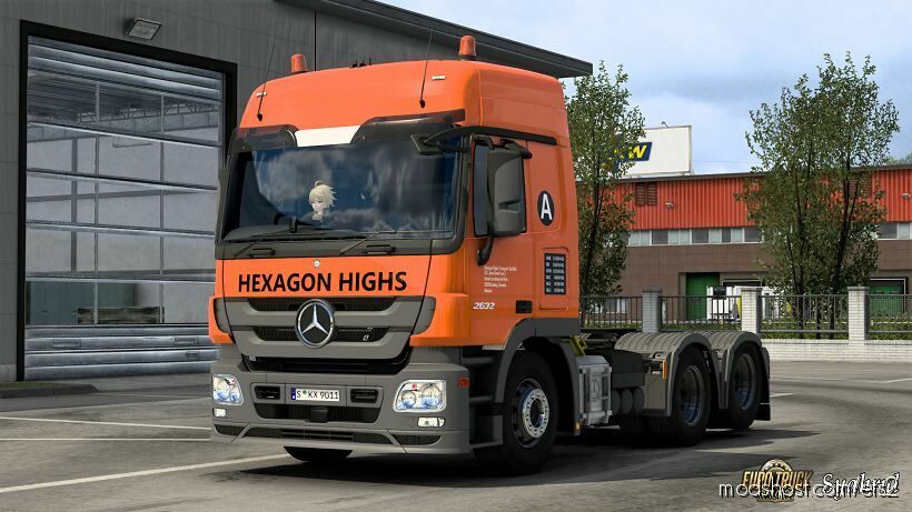 Mercedes Actros MP3 Skin Hexagon Highs SDN. BHD. Skin for Euro Truck Simulator 2