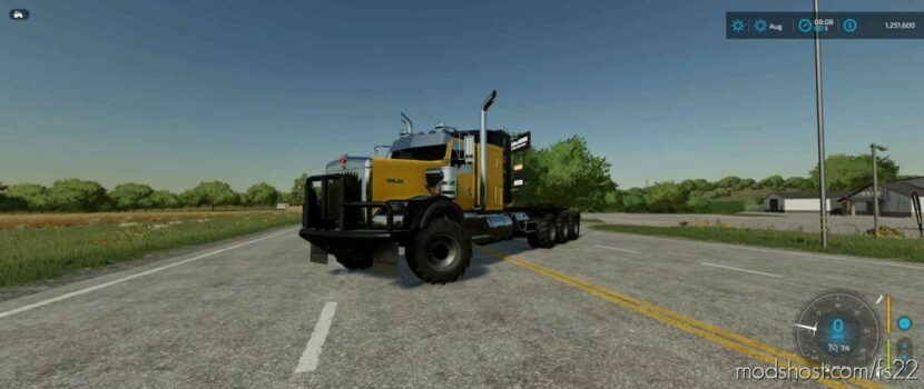 T800 Winch Truck for Farming Simulator 22