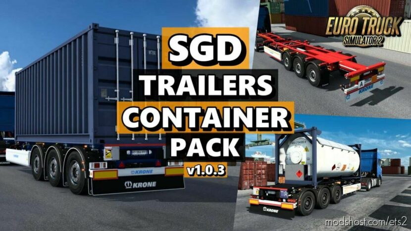 SGD Trailers Pack v1.0.3 1.46 for Euro Truck Simulator 2