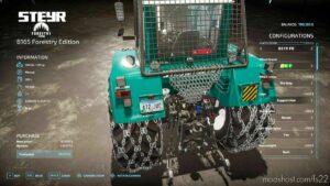 FS22 Steyr Mod: 8165 Forestry Edition V1.1 (Image #9)