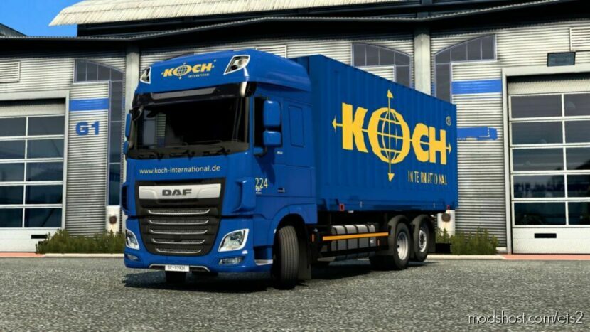 Swap Body Addon For DAF XF E6 By Schumi V1.3 for Euro Truck Simulator 2