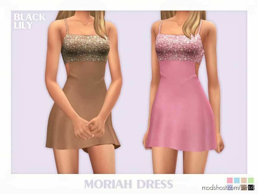 Moriah Dress for Sims 4