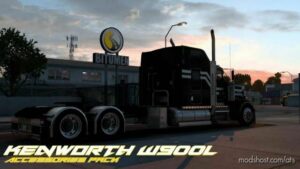Kenworth W900L Accessories Pack v1.46 for American Truck Simulator