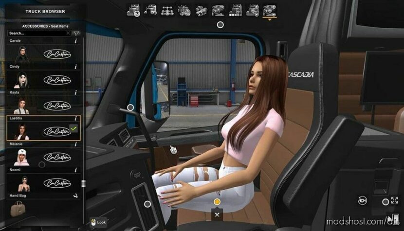 Girls Passenger V1.3 for American Truck Simulator