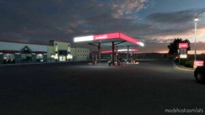 Real Companies, GAS Stations & Billboards V3.02.07 for American Truck Simulator
