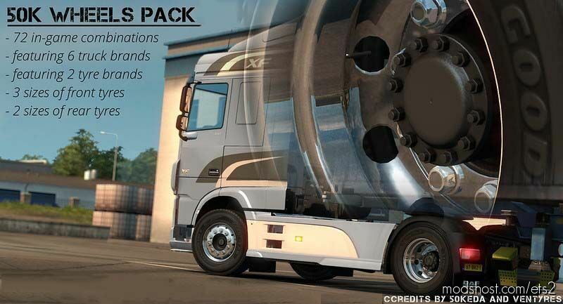 50K Wheels Pack v4.6 1.46 for Euro Truck Simulator 2