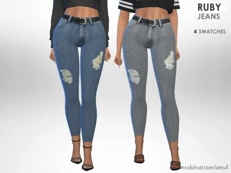 Ruby Jeans for Sims 4