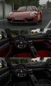 ETS2 Realistic Car Mod: Porsche 991.2 911 Turbo S 2016 V1.3 1.46 (Image #3)