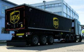 ETS2 Skin Mod: SCS Dumper UPS 1.43 - 1.46 (Image #2)