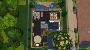 Sims 4 House Mod: Trio (NO CC) (Image #4)