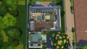 Sims 4 House Mod: Trio (NO CC) (Image #5)