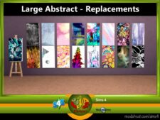 Sims 4 Mod: Replacements For Easel Paintings (Image #2)