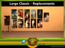 Sims 4 Mod: Replacements For Easel Paintings (Image #5)