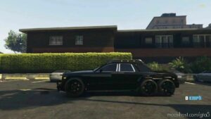 GTA 5 Rolls Royce Vehicle Mod: Rolls-Royce Phantom 6×6 (Image #5)