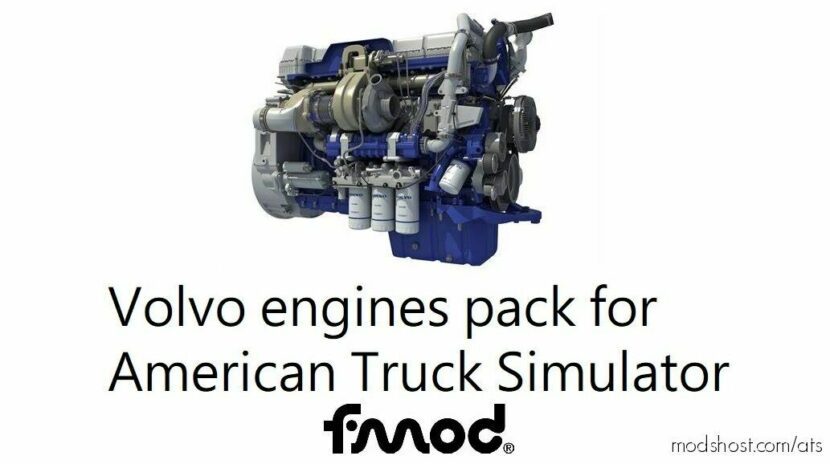 Volvo Engines Pack By Eeldavidgt for American Truck Simulator