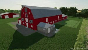 FS22 Placeable Mod: Dyersville Dairy Barn (Image #4)