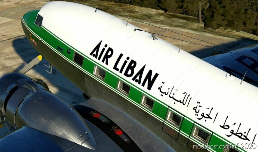 AIR Liban DC-3 Dakota for Microsoft Flight Simulator 2020