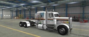 Peterbilt 359 FLX Skin White For Sleeper for American Truck Simulator