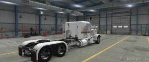 ATS Peterbilt Mod: 359 FLX Skin White For Sleeper (Image #2)