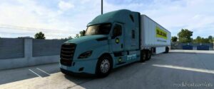 SCS Trailer And Cascadia Truck Skin Pack Dollar General for American Truck Simulator