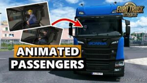 Animated Passenger Update v1.46 for Euro Truck Simulator 2