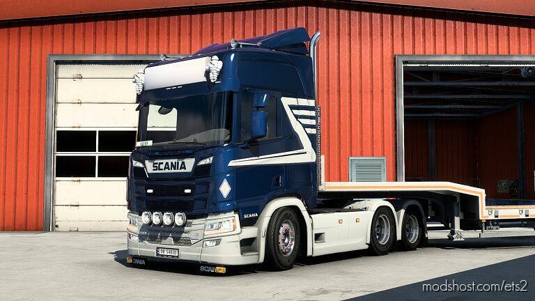 Scania R EX Leif Egil Transport Mjølner Skin for Euro Truck Simulator 2