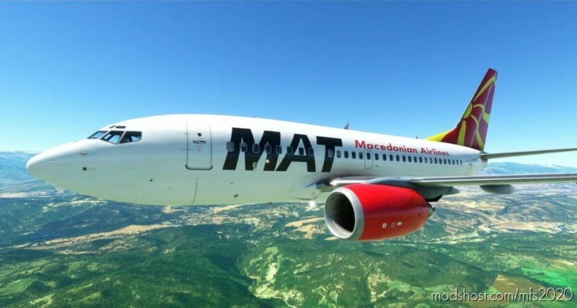 Pmdg 737-600 MAT Macedonian Airlines (Z3-Aah) for Microsoft Flight Simulator 2020