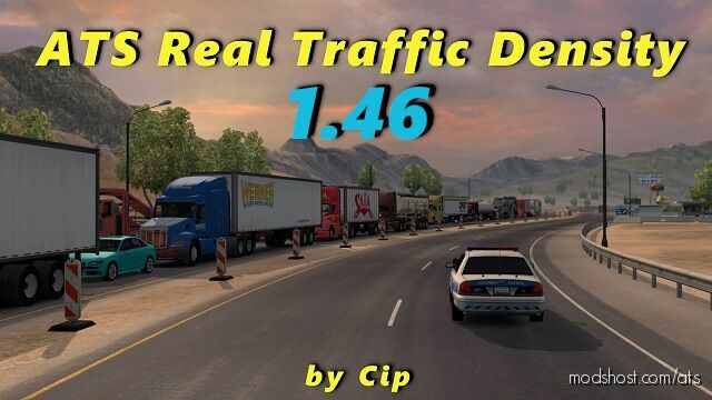 Real Traffic Density [1.46].F for American Truck Simulator