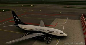 MSFS 2020 Fictional Livery Mod: Pmdg Boeing 737-600 Montenegro Airlines (Image #2)