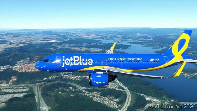 [A32NX] Jetblue A320 NEO Honors for Microsoft Flight Simulator 2020